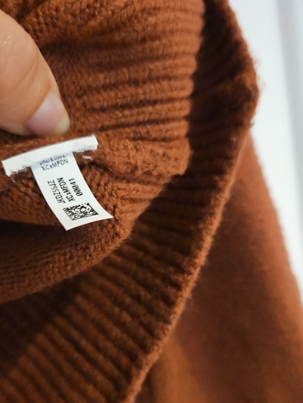 Aerie Softest Classic Cardigan In Rust Reddish Brown Xs - Picture 6 of 6